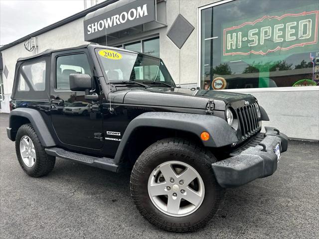 used 2016 Jeep Wrangler car, priced at $18,905
