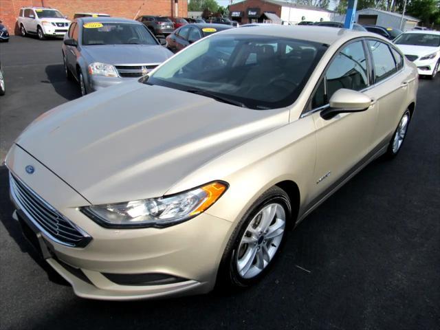 used 2018 Ford Fusion Hybrid car, priced at $16,870