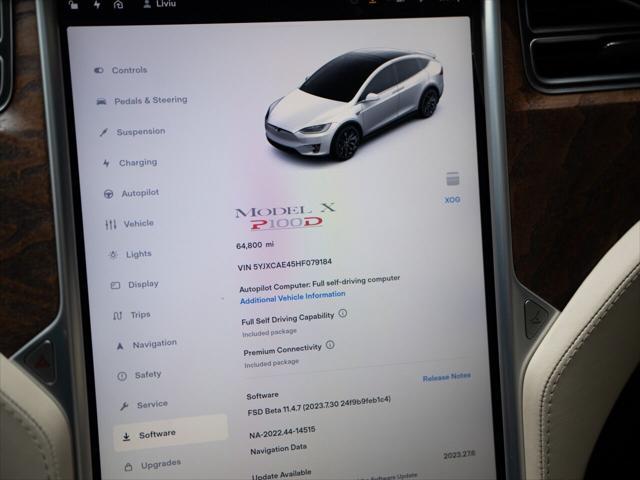 used 2017 Tesla Model X car, priced at $52,950