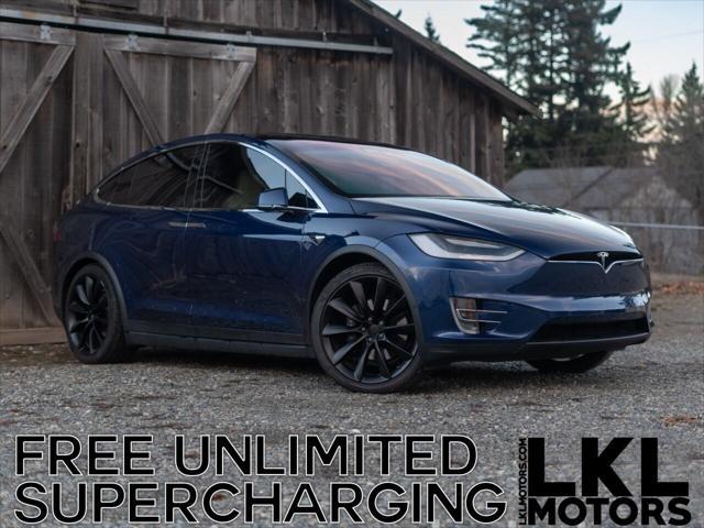 used 2018 Tesla Model X car, priced at $59,950
