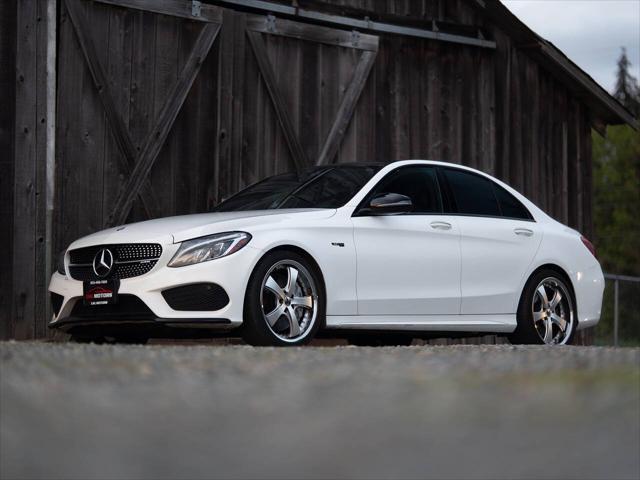 used 2018 Mercedes-Benz AMG C 43 car, priced at $25,950
