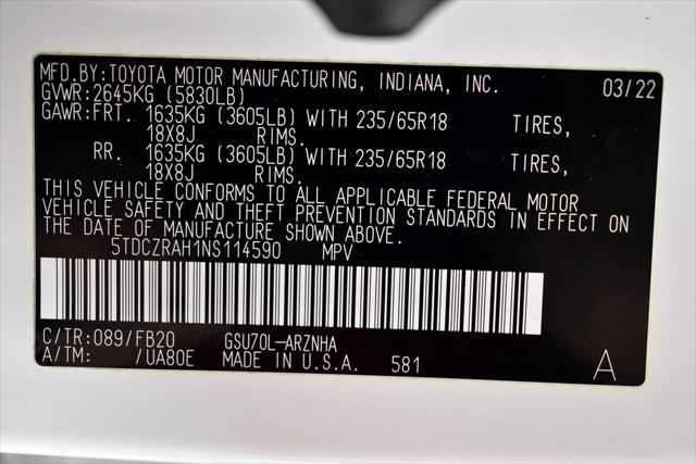 used 2022 Toyota Highlander car, priced at $28,796