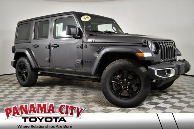 used 2020 Jeep Wrangler Unlimited car, priced at $25,878