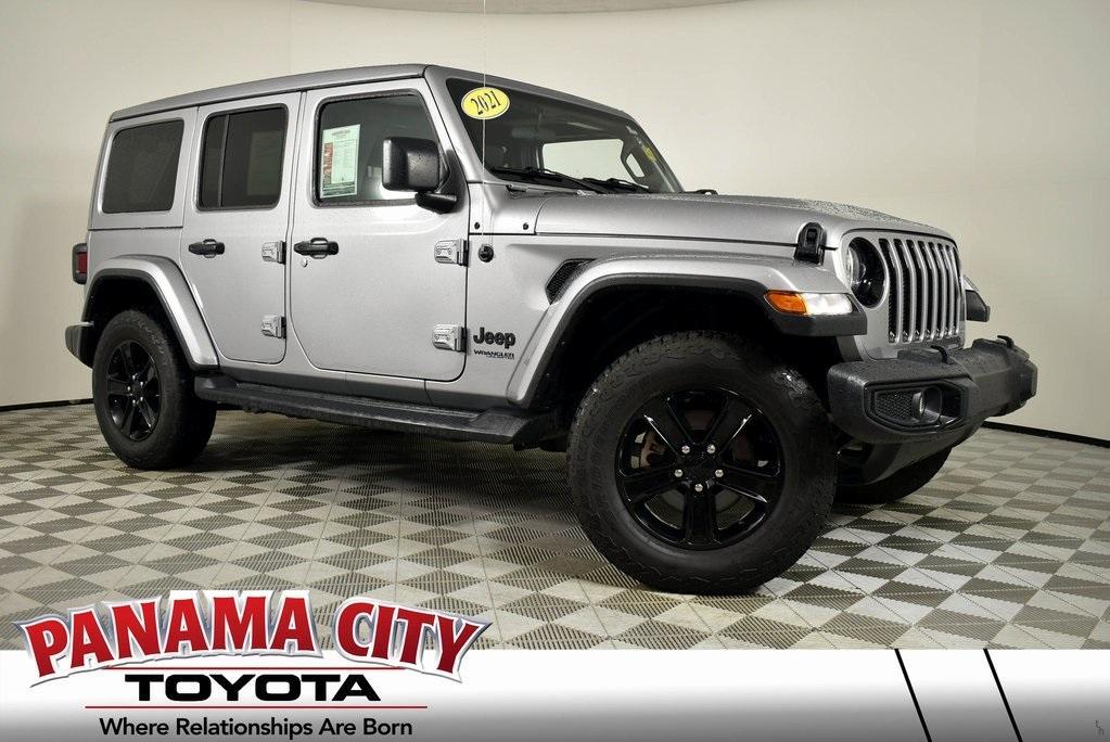 used 2021 Jeep Wrangler Unlimited car, priced at $33,887