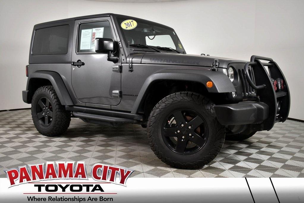 used 2017 Jeep Wrangler car, priced at $22,887