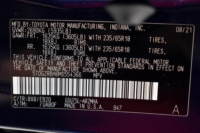 used 2021 Toyota Highlander car, priced at $25,683