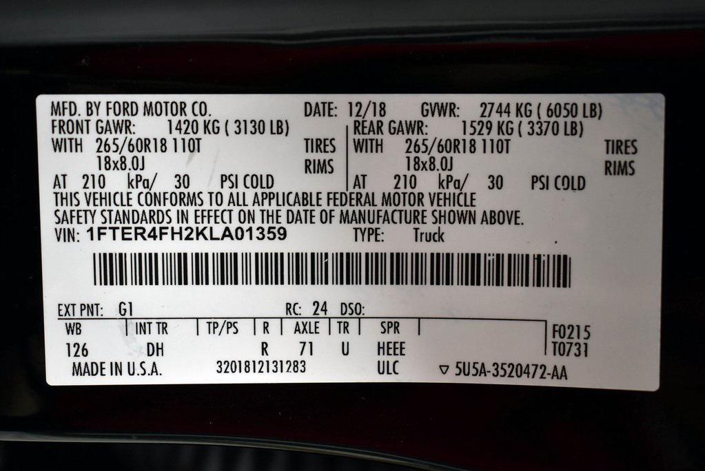 used 2019 Ford Ranger car, priced at $28,998