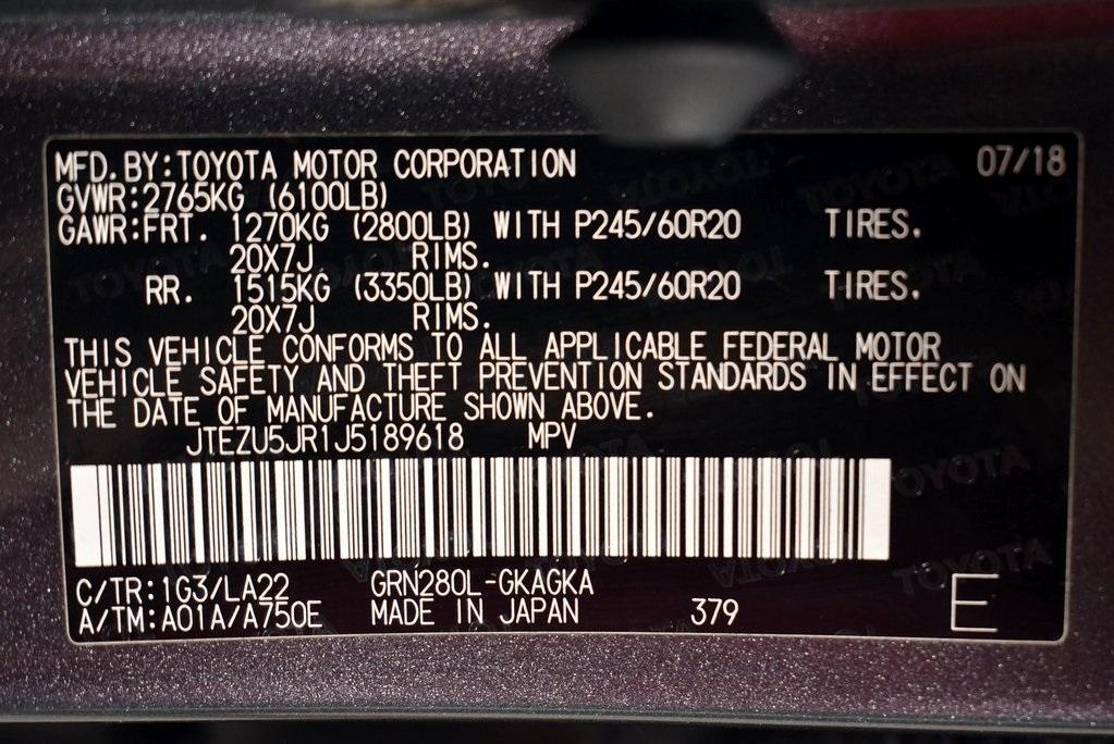 used 2018 Toyota 4Runner car, priced at $32,479