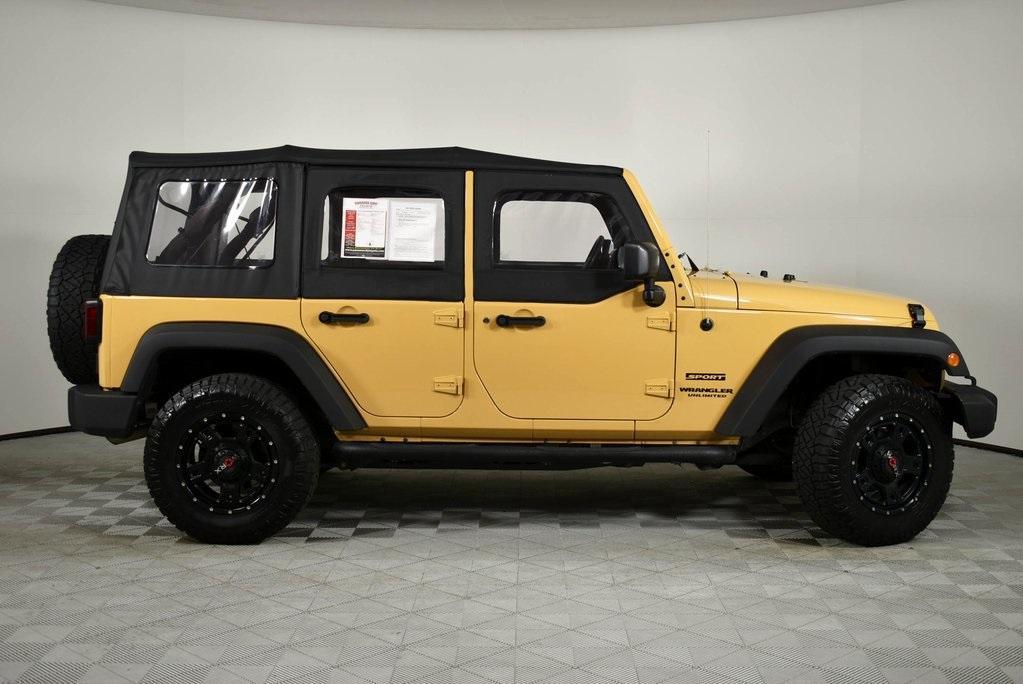 used 2014 Jeep Wrangler Unlimited car, priced at $21,994