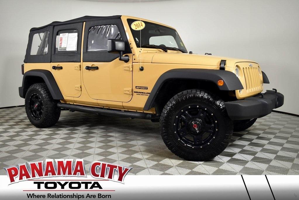 used 2014 Jeep Wrangler Unlimited car, priced at $21,994