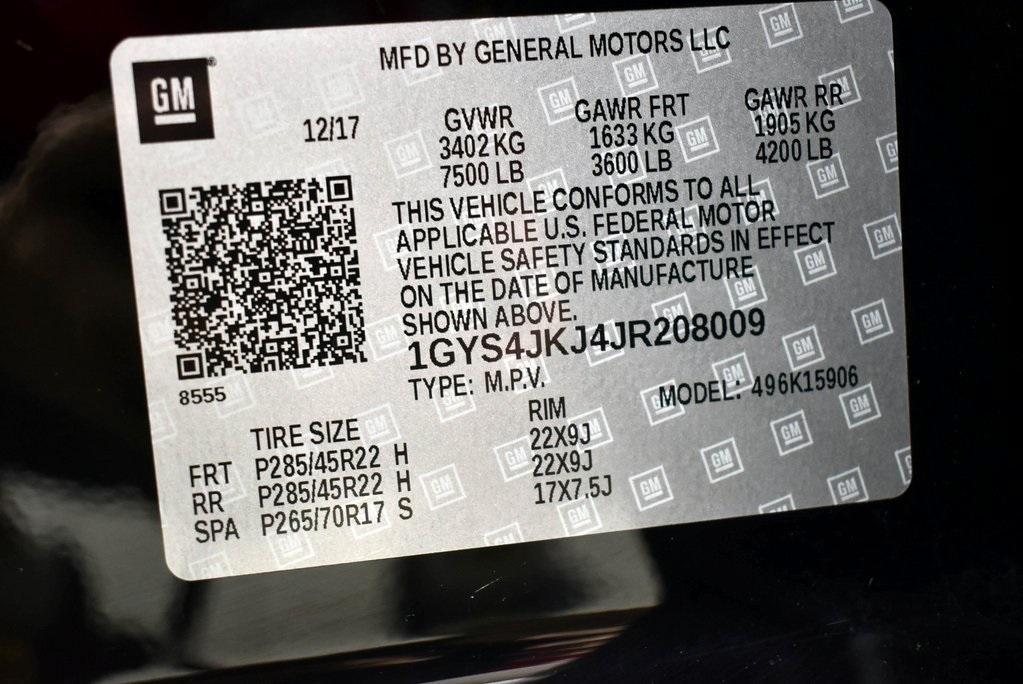 used 2018 Cadillac Escalade ESV car, priced at $32,477