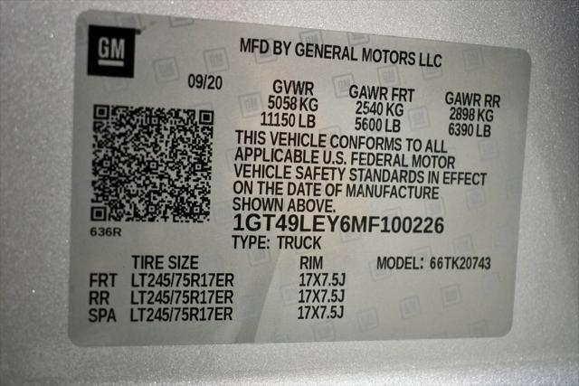 used 2021 GMC Sierra 2500 car, priced at $55,884