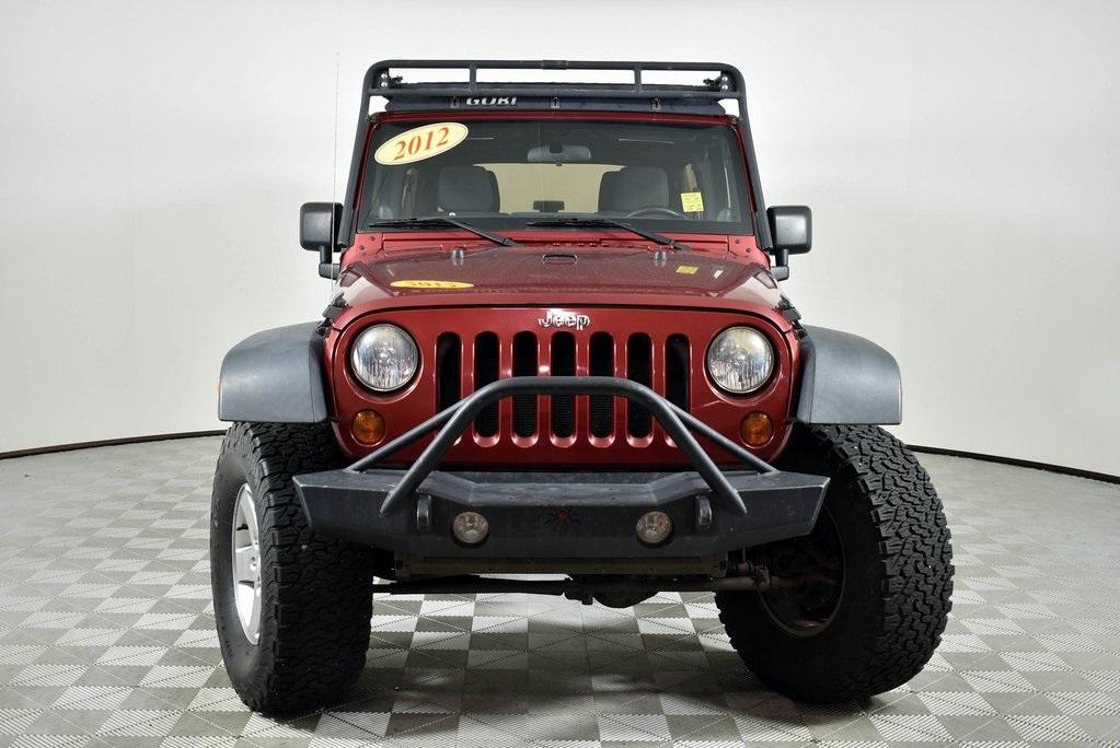 used 2012 Jeep Wrangler Unlimited car, priced at $19,996