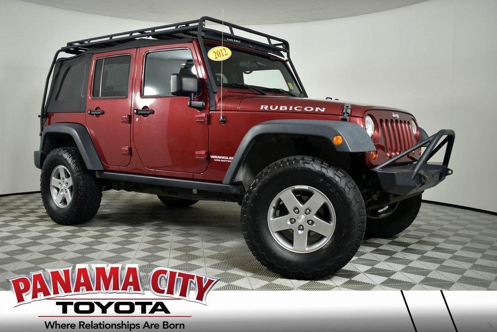 used 2012 Jeep Wrangler Unlimited car, priced at $19,996