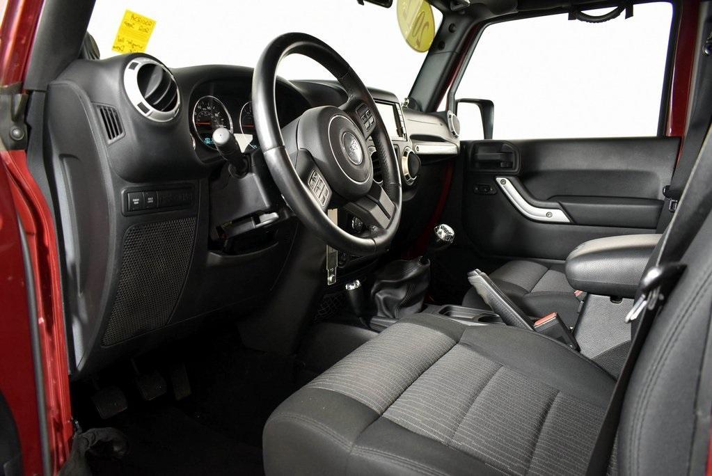 used 2012 Jeep Wrangler Unlimited car, priced at $19,996