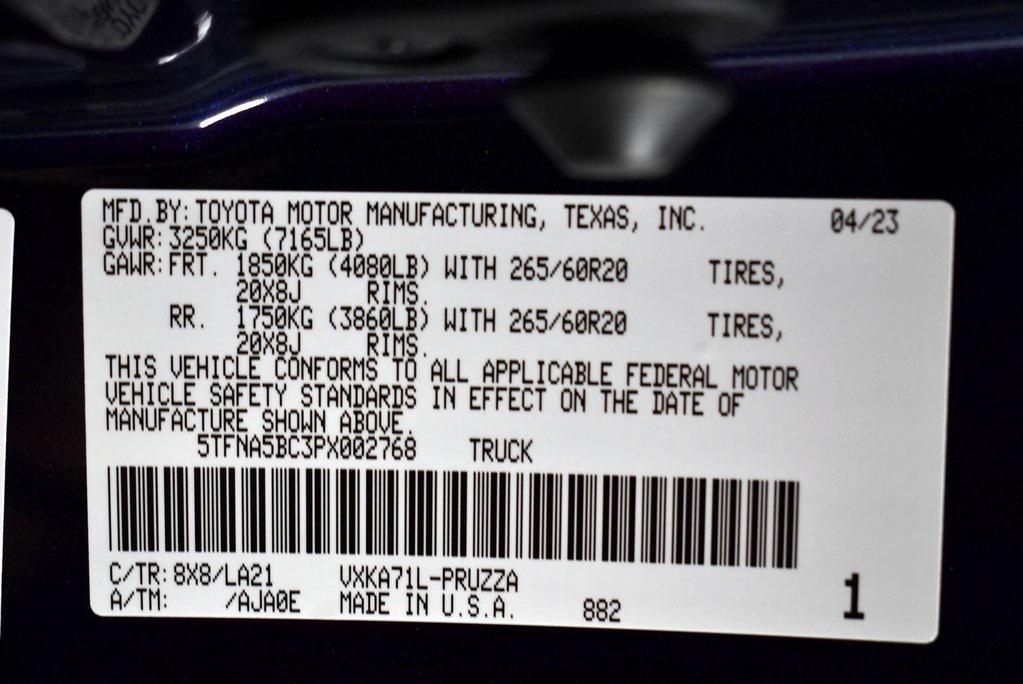 used 2023 Toyota Tundra car, priced at $54,998