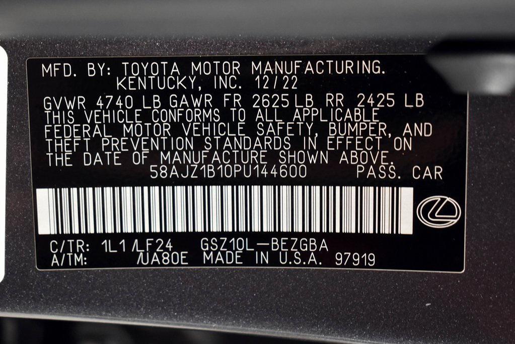 used 2023 Lexus ES 350 car, priced at $37,998