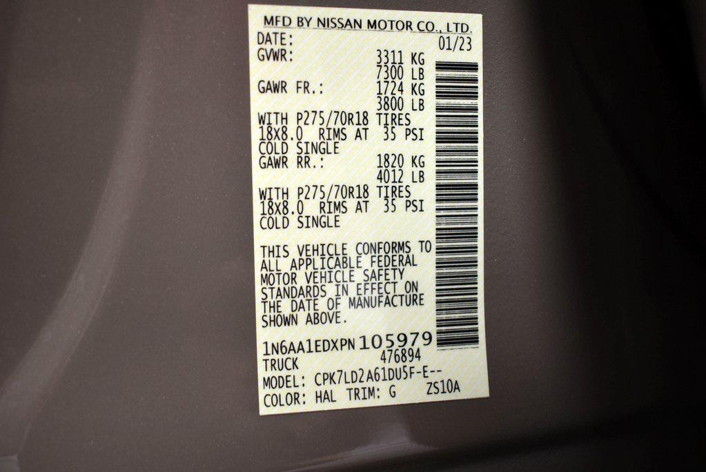 used 2023 Nissan Titan car, priced at $41,499