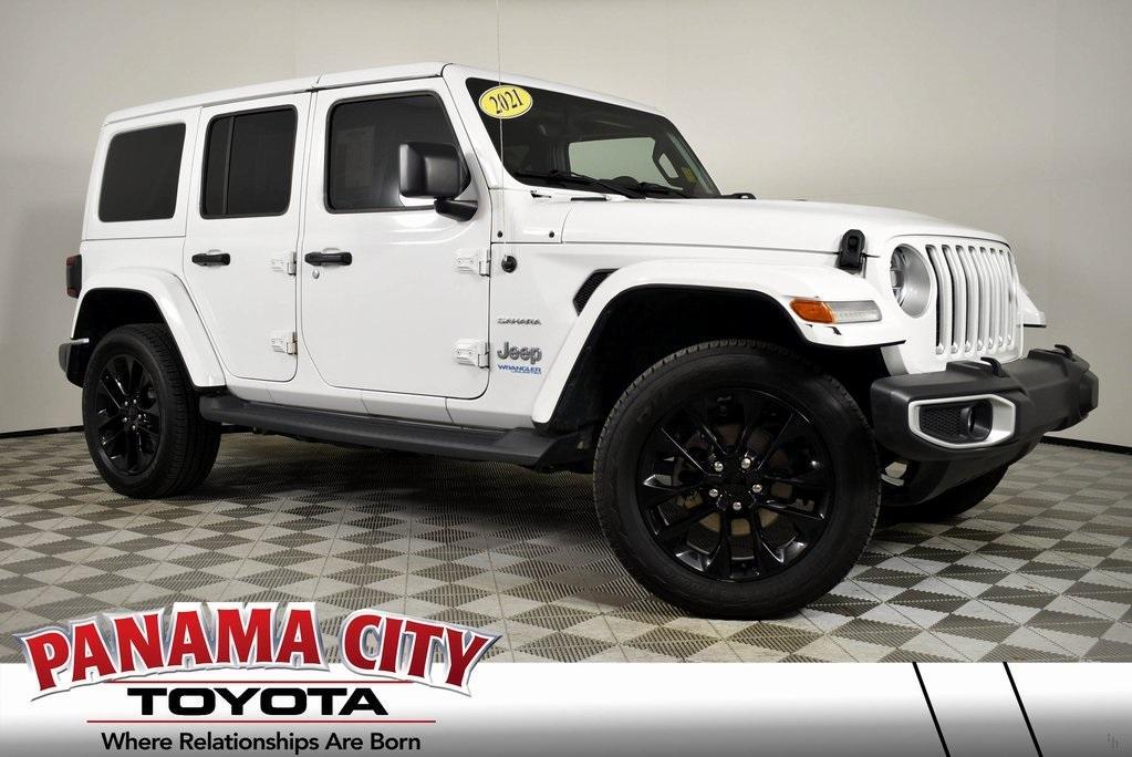 used 2021 Jeep Wrangler Unlimited 4xe car, priced at $35,478