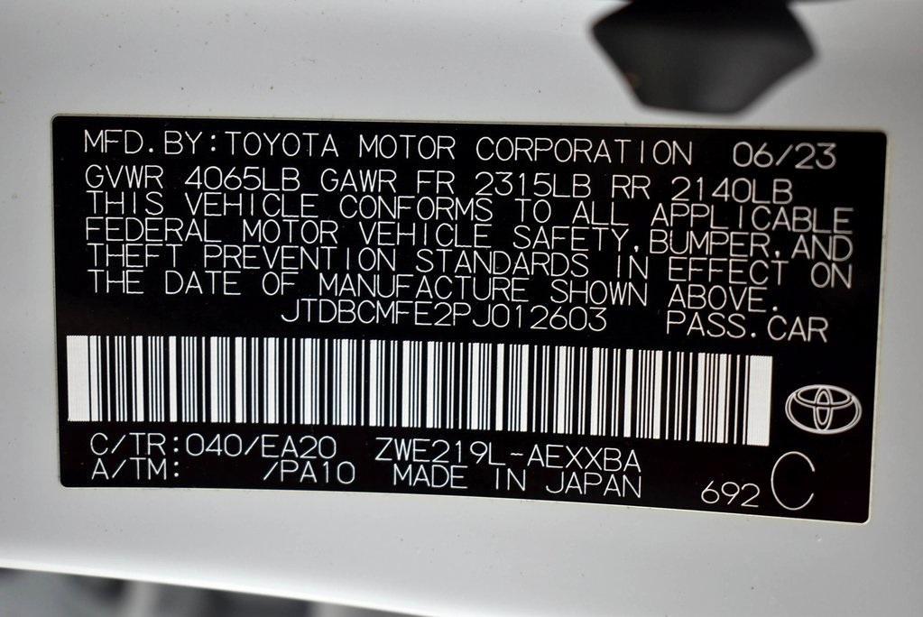 used 2023 Toyota Corolla Hybrid car, priced at $26,477