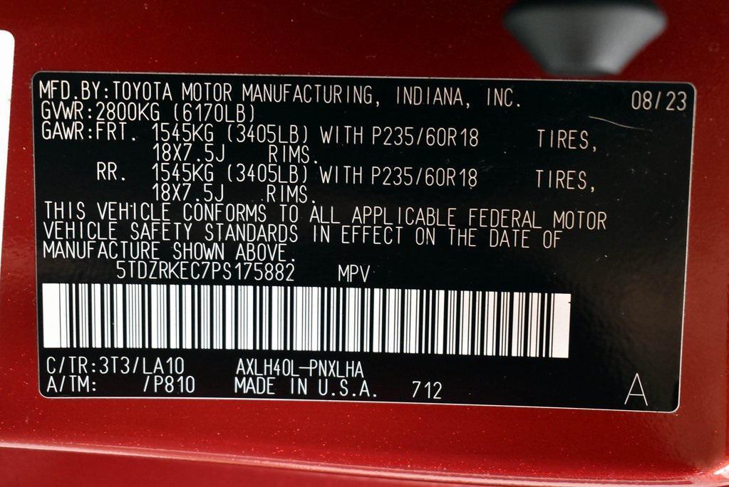 used 2023 Toyota Sienna car, priced at $50,899