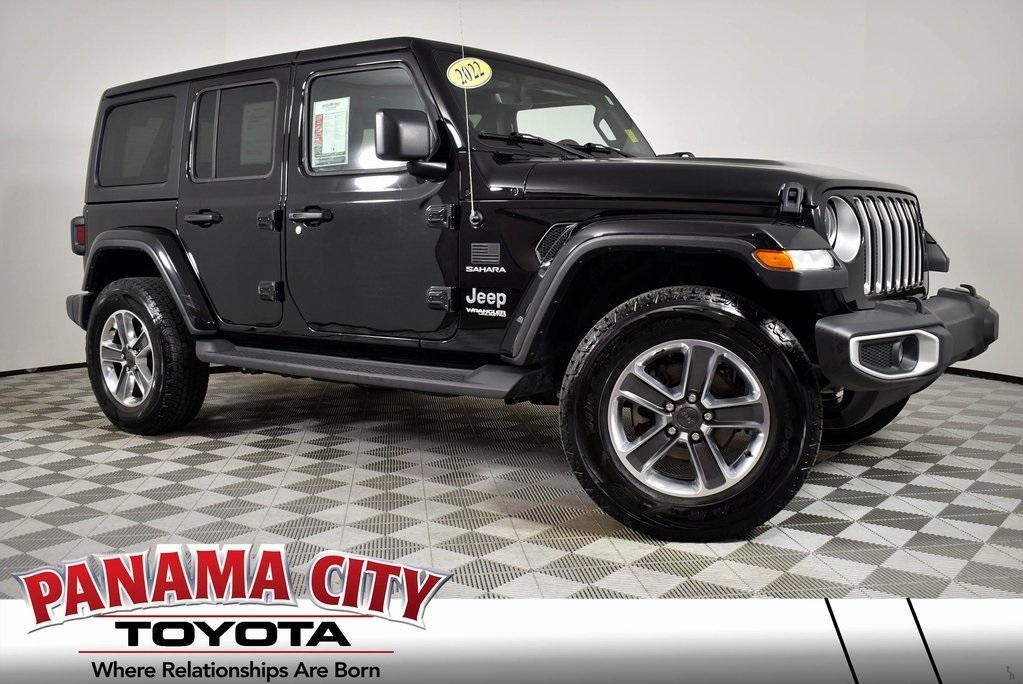 used 2022 Jeep Wrangler Unlimited car, priced at $36,878