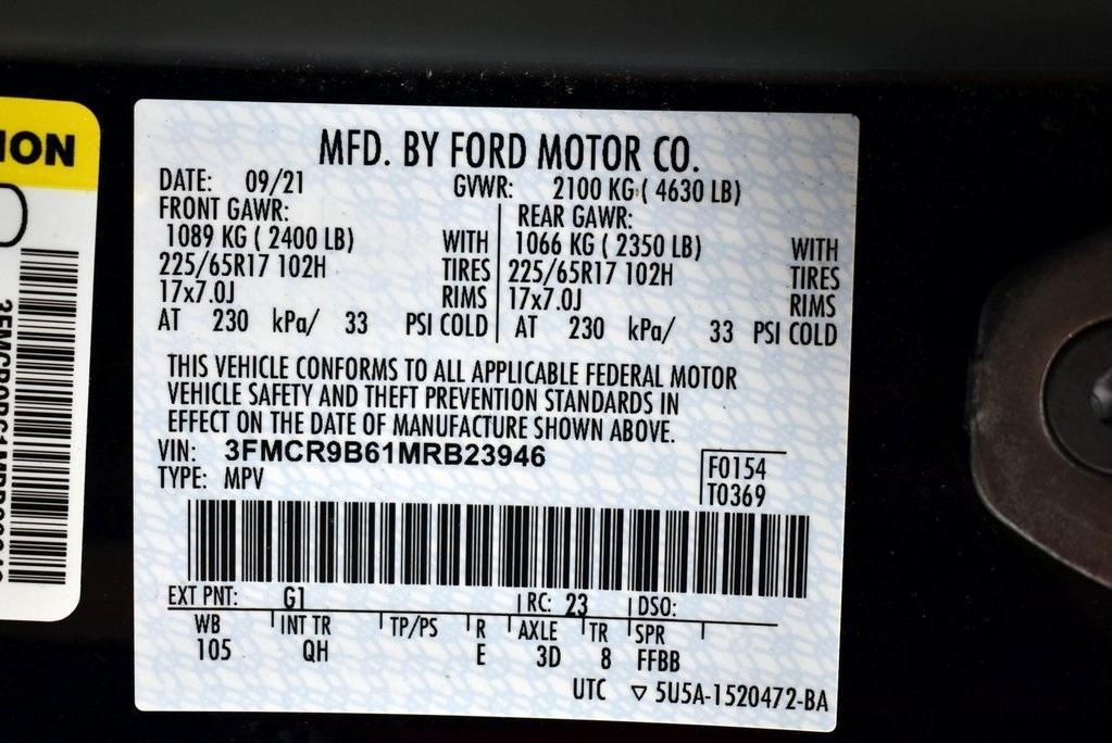 used 2021 Ford Bronco Sport car, priced at $26,488