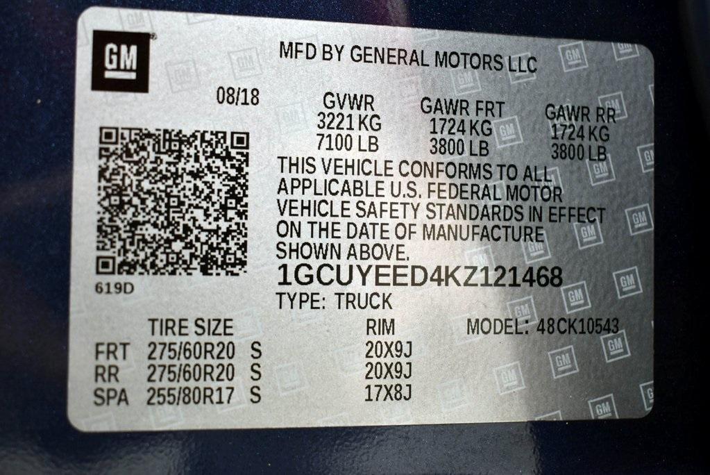 used 2019 Chevrolet Silverado 1500 car, priced at $38,988