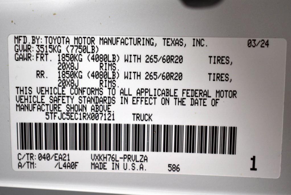 used 2024 Toyota Tundra Hybrid car, priced at $56,998