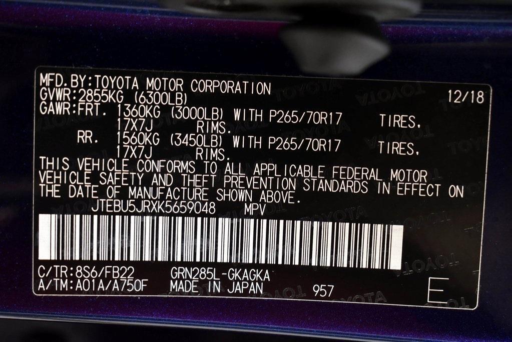 used 2019 Toyota 4Runner car, priced at $38,878