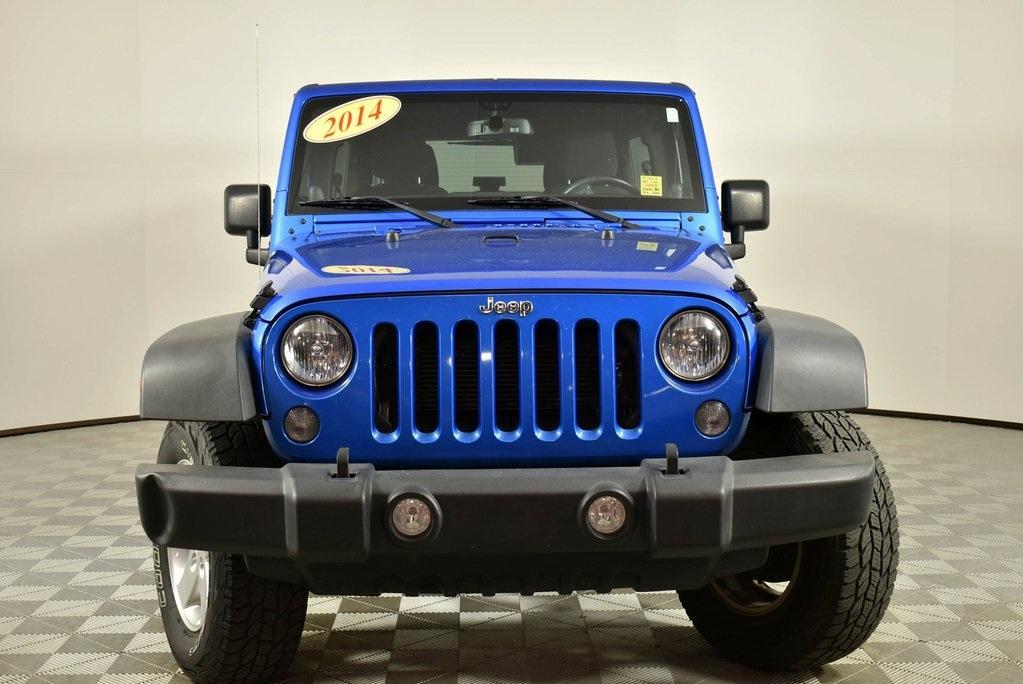 used 2014 Jeep Wrangler Unlimited car, priced at $19,488