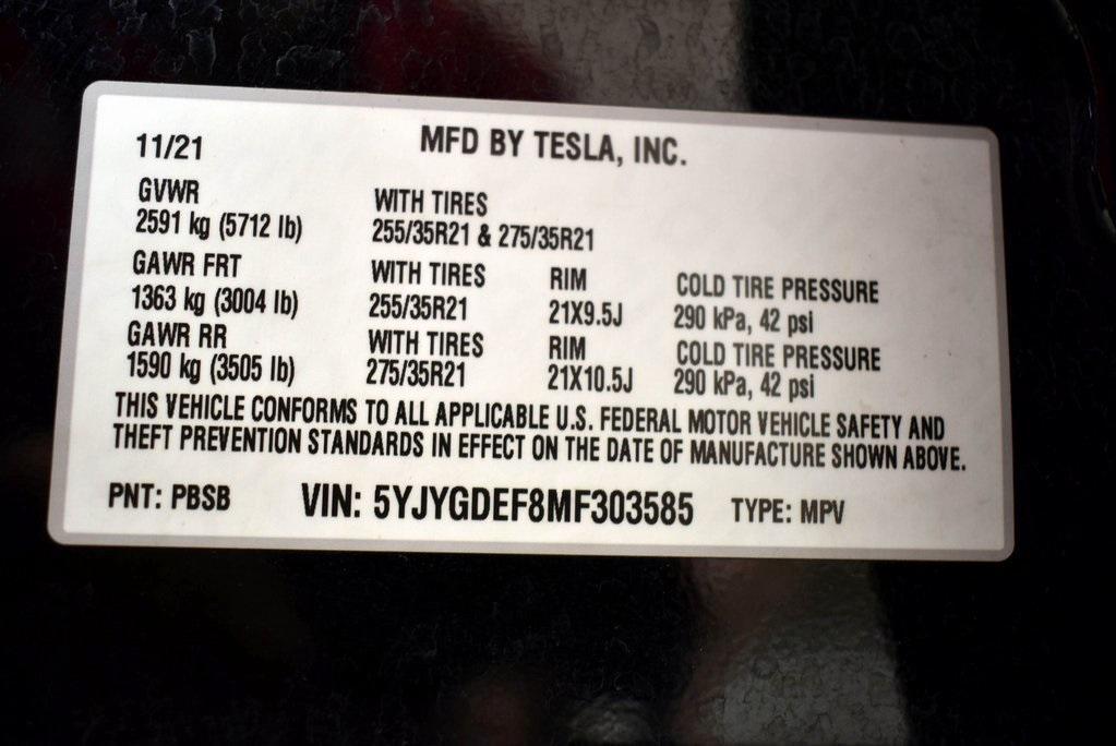 used 2021 Tesla Model Y car, priced at $29,998