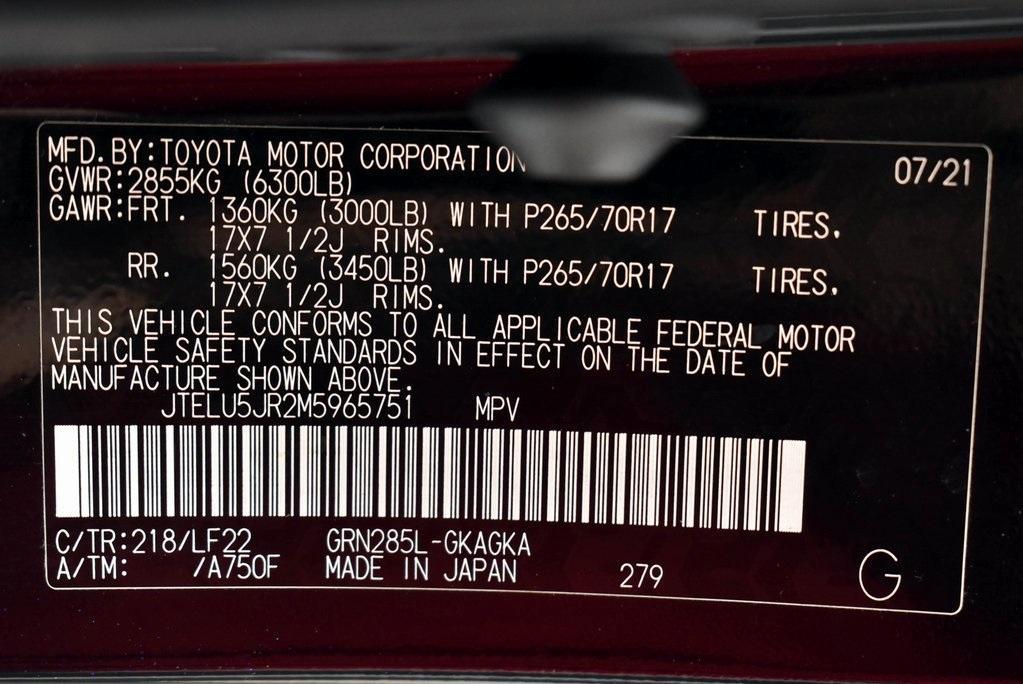 used 2021 Toyota 4Runner car, priced at $58,987