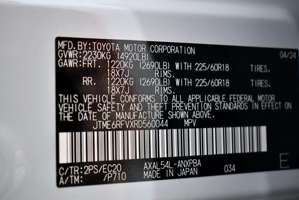 used 2024 Toyota RAV4 Hybrid car, priced at $46,536