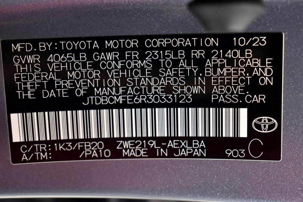 used 2024 Toyota Corolla Hybrid car, priced at $23,989