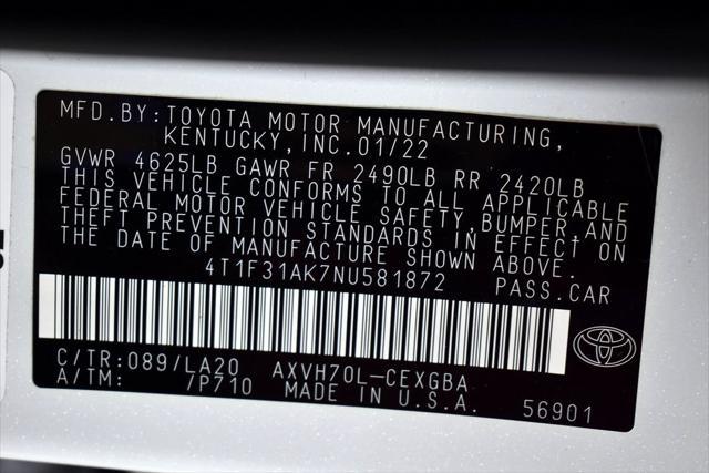 used 2022 Toyota Camry Hybrid car, priced at $27,989