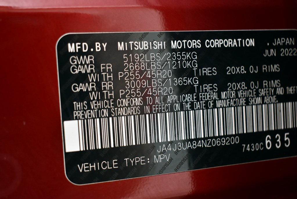 used 2022 Mitsubishi Outlander car, priced at $21,499