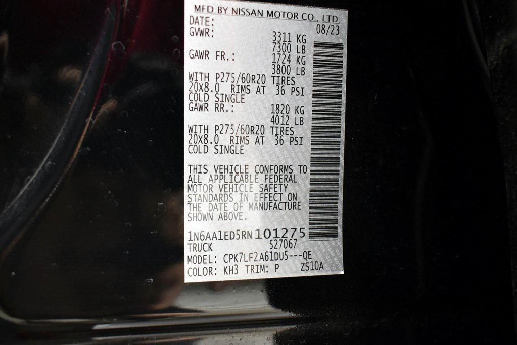 used 2024 Nissan Titan car, priced at $49,998