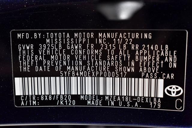 used 2023 Toyota Corolla car, priced at $21,492