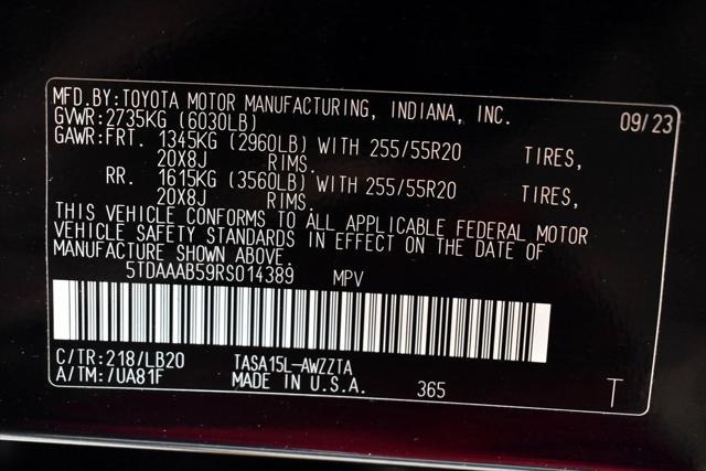 used 2024 Toyota Grand Highlander car, priced at $55,888