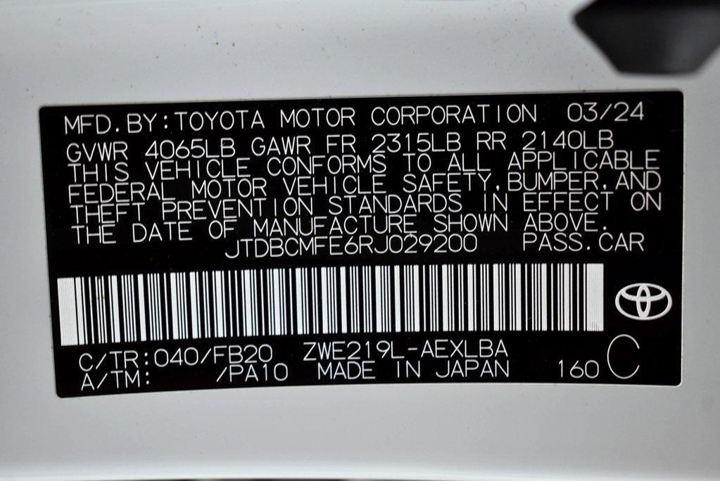 used 2024 Toyota Corolla Hybrid car, priced at $25,586