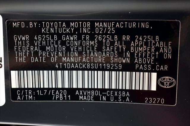 used 2025 Toyota Camry car, priced at $36,488