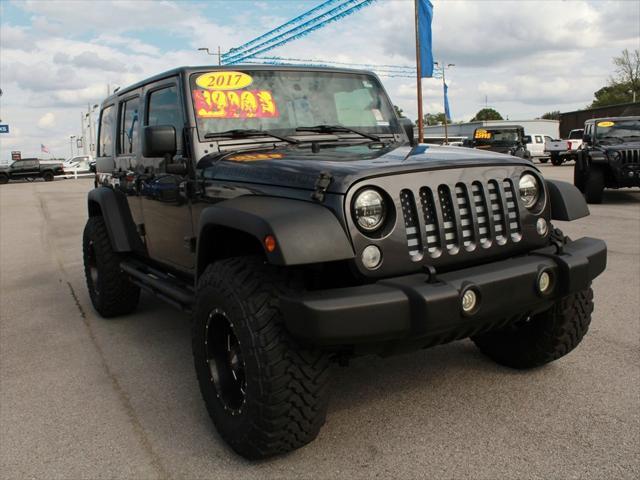 used 2017 Jeep Wrangler Unlimited car, priced at $27,900