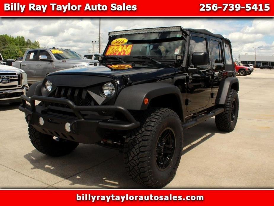 used 2016 Jeep Wrangler Unlimited car, priced at $28,995