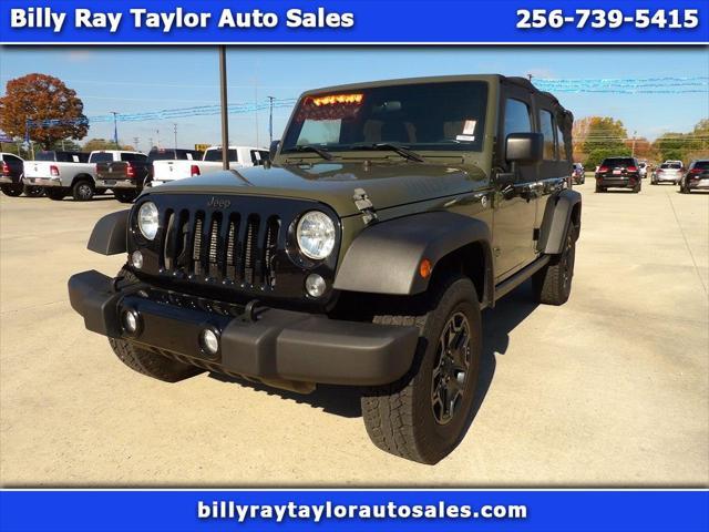 used 2015 Jeep Wrangler Unlimited car, priced at $21,995