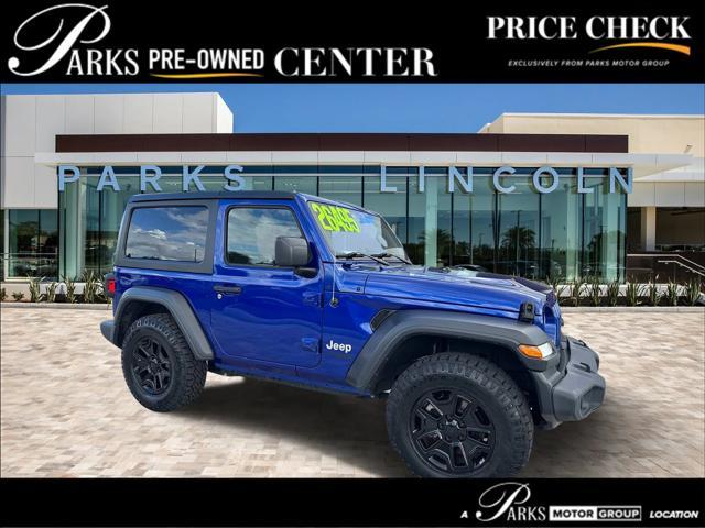 used 2019 Jeep Wrangler car, priced at $25,200