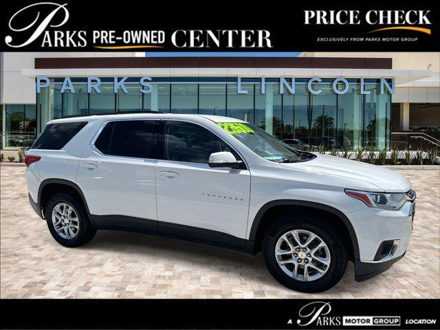 used 2021 Chevrolet Traverse car, priced at $23,400