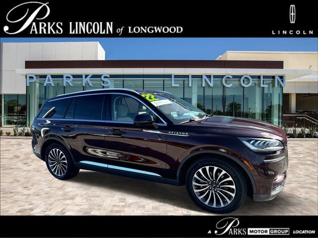 used 2022 Lincoln Aviator car, priced at $44,400