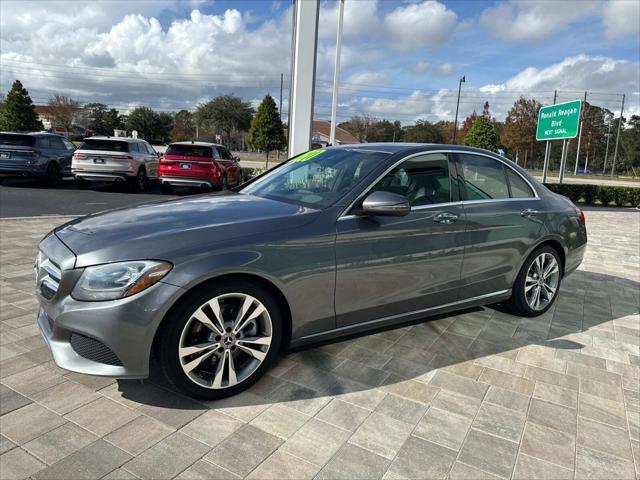 used 2018 Mercedes-Benz C-Class car, priced at $18,500