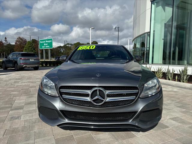 used 2018 Mercedes-Benz C-Class car, priced at $18,500